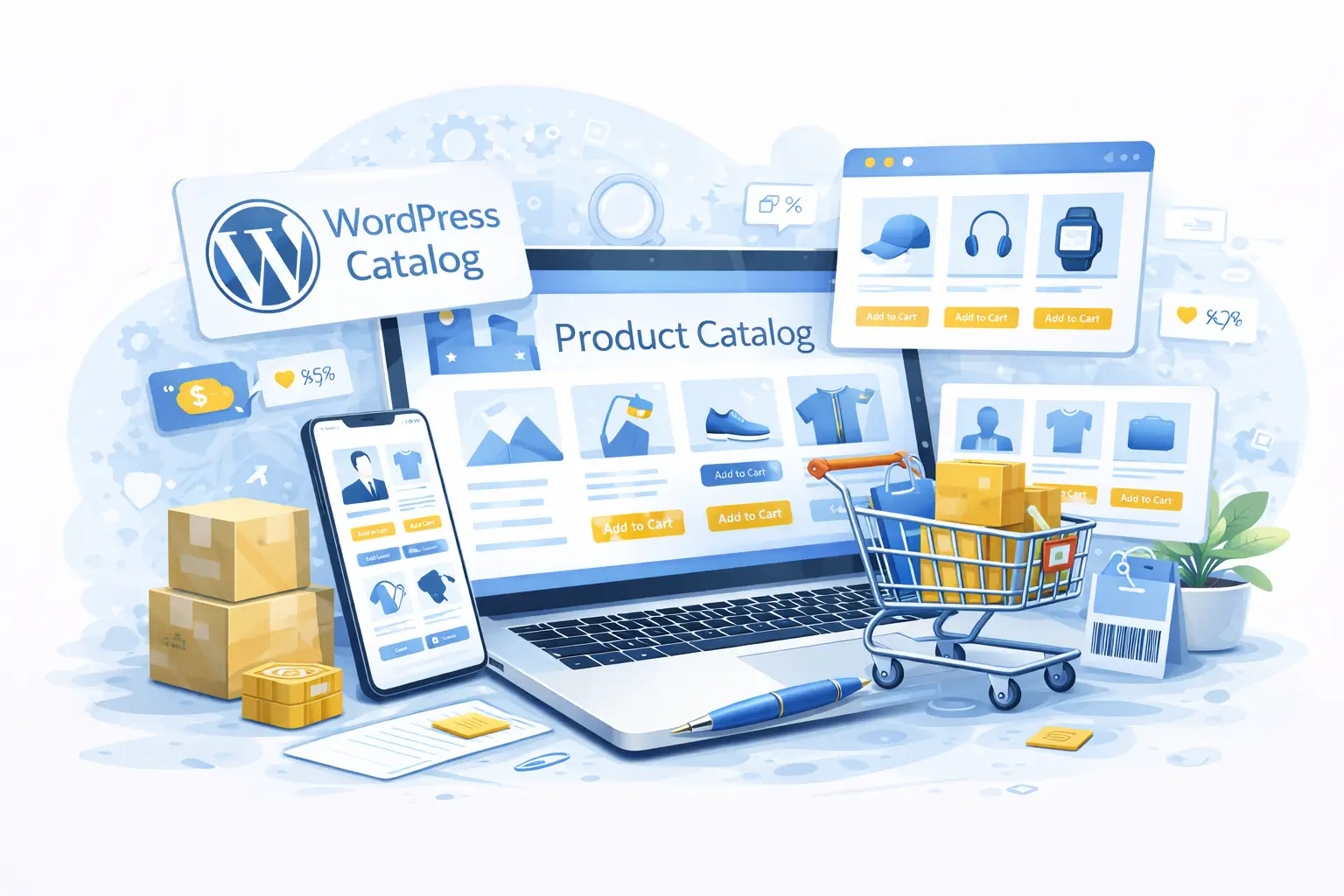 Заказать создание сайта каталога товаров на WordPress в Минске, Беларусь