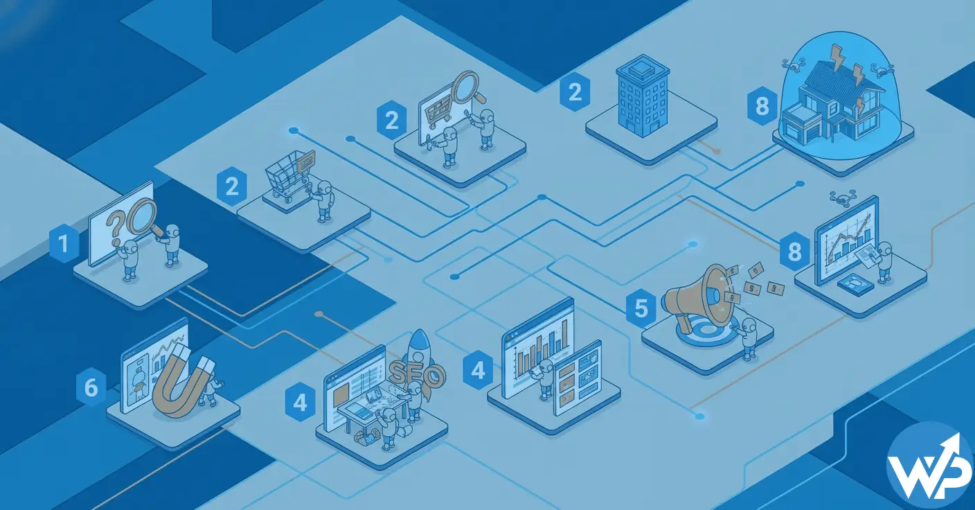 Этапы создания сайта под ключ