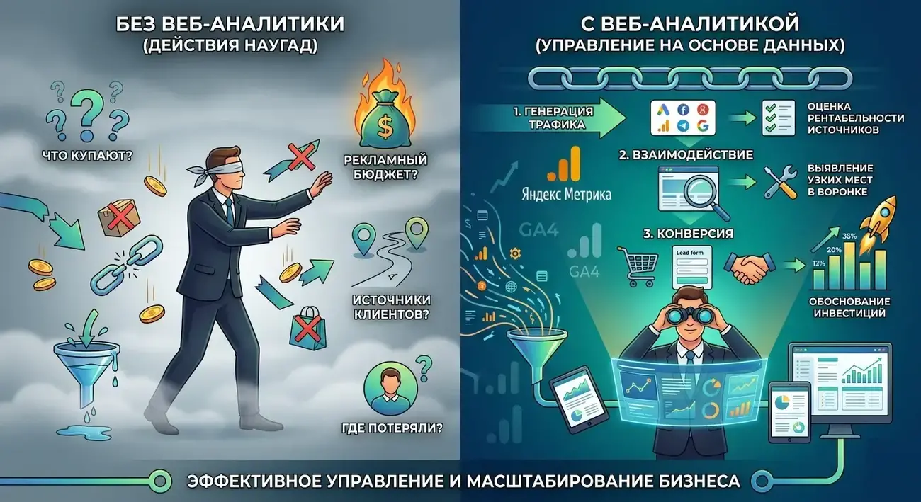 Отчеты веб-аналитики: как настроить и использовать?