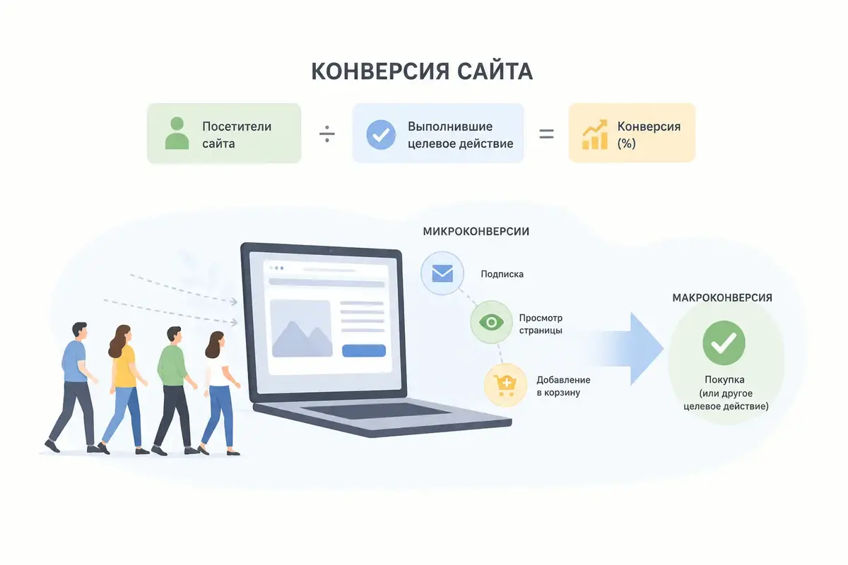 Как увеличить конверсию сайта: факторы, средние показатели, работающие CRO-стратегии